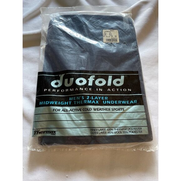 Vintage Duofold Mens 2-Layer Midweight Thermax Underwear Small USA - Picture 1 of 8